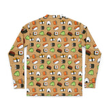 Long Sleeve V-neck Sushi