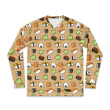Long Sleeve V-neck Sushi