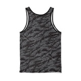 Athletic Tank Top Tiger Stripe Black Out