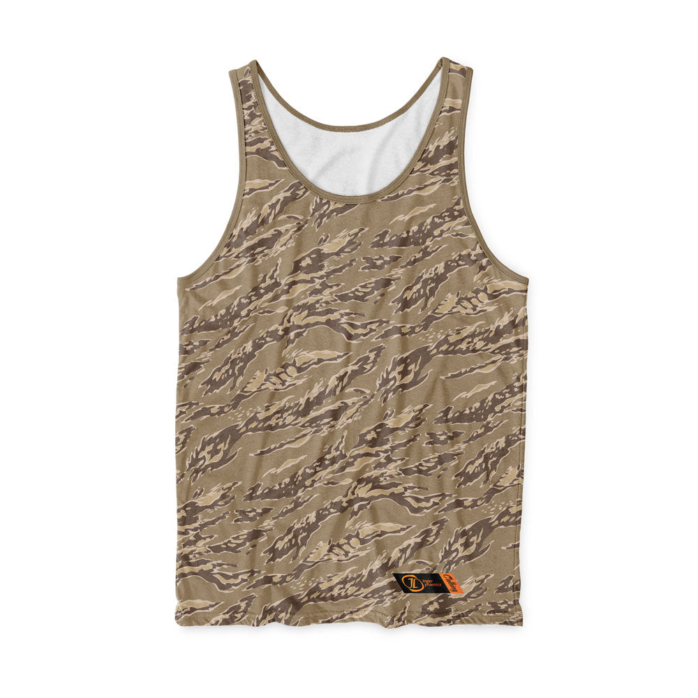 Athletic Tank Top Tiger Stripe Brown Out – Ginger Dynamics