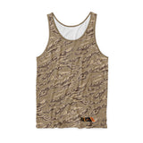 Athletic Tank Top Tiger Stripe Brown Out