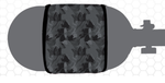 Black Out Rhodesian Bottle Wrap