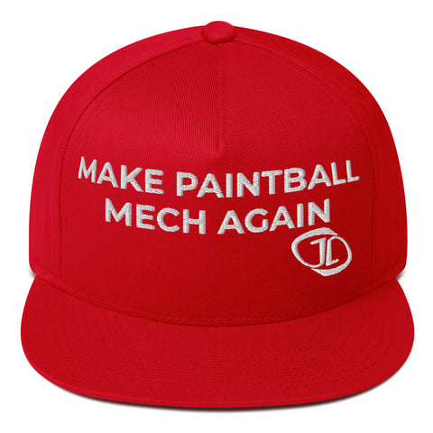 Make Paintball Mech Again Flat Bill Cap