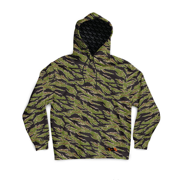 Tiger stripe camo zip outlet up hoodie