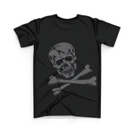 Short Sleeve Jolly Roger Black Out