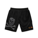 Athletic Shorts Jolly Roger Black Out