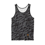 Athletic Tank Top Tiger Stripe Black Out