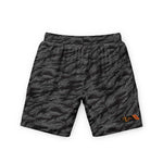 Athletic Shorts Tiger Stripe Black Out