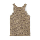 Athletic Tank Top Tiger Stripe Brown Out